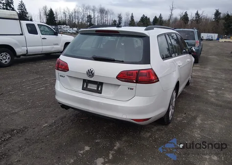 2017 Volkswagen Golf Sportwagen Tsi S/Tsi Se/Tsi Sel z USA, uszkodzony, nr VIN 3VWC17AUXHM501987
